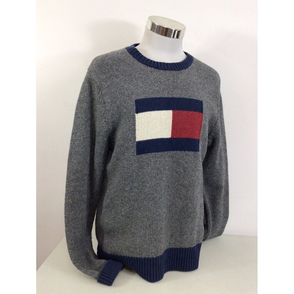 Tommy Hilfiger Wool Sweater Mens Large